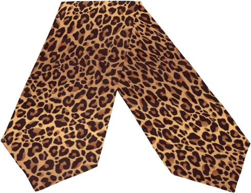 AUUXVA Animal Leopard Print Table Runner, Long Rectangle Table Cloth for Home Kitchen Dinner Party