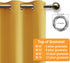 2 52 45 Inch Hiasan Blackout Curtains for Bedroom - Thermal Insulated & Light Blocking Window Curtains for Living
