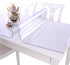 14 24 Inch 1.5mm NECAUX Custom x Clear Desk Cover Protector, Thick Plastic Desk Pad Mat, Table Cover Tablecloth