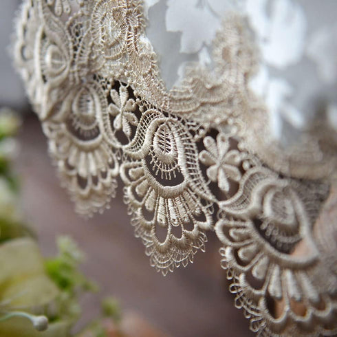 16 70 Inch) ARTABLE Lace Table Runners Rope Embroidery Dresser Scarf Retro Classic Pattern Flowers Natural Fabric
