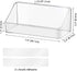 Poeland Wall Mounted Storage Organizer - No Drilling Bathroom Shelf, Clear Storage Box for RV