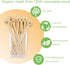 5.9inch 100 Count KTOJOY Wooden Coffee Stirrers with Round Ends, Disposable Stir Sticks for Coffee & Cocktails, Wooden