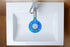 WSZCML Bathtub Drain Stopper, Silicone Tub Stopper Plug, Universal Bath Drain Cover, Kids Tots Babies Gift (Blue