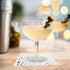Stylish Silver & White Cocktail Napkins, 100 Disposable 5x5 Inch Wedding Napkins