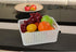Plastic Weave Storage Basket Bin, 10" x 7.5" x 4", 6 Pack