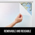 Gorilla Guard Two Way Sun Blocking Privacy Film, Frosted Decorative Bathroom Coverings, 17.5" x 78.7", Removable Static