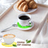 DomeStar Fruit Coaster, 7PCS 3.5" Non Slip Car Coaster, Colorful Silicone Drink Cup Mat
