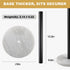 African Genuine Marble Paper Towel Holder Countertop, Metal Rod 6" Marble Base Paper Towel Holder Stand for Kitchen Organization and Storage, Fit for Standard Size Rolls(Namib Fantasy)