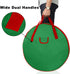 30" Christmas Wreath Storage Container Bag - Heavy Duty Ornament Wreath Container with Reinforced Handle and Double