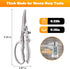 Jkrycyf Heavy Duty Kitchen Scissors, Poultry Shears for Meat, Chicken, Bone, Turkey, Fish. Multi-Purpose Kitchen Shears