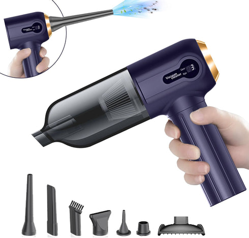 Cordless Vacuum Cleaner with Fast Charging, 4-in-1 Design, Blue
