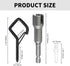 coutnier 20 2.36 inches, PCS Screw Hooks with Safety Buckle, Heavy Duty Ceiling Hooks for Hanging Outdoor String