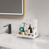 4 Counter YOOLENS Quick Dry Electric Toothbrush Holder Slots Metal Bathroom Organizer for Toothpaste Razor Mouthwash