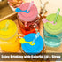 Regular Mouth Mason Jar Lids with Straw Hole, Stoppers, Silicone Rings, Cleaning Brush, 26 Pack