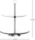 Chef Buddy 2-Tier Round Glass Dessert Tower Display Stand