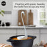 OTOTO Swanky Swan Soup Ladle - Silicone Soup Spoon, BPA-Free, Heat Resistant, Cute Kitchen Accessories, White