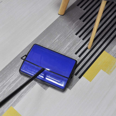 Quiet Carpet Sweeper, EZ SPARES Floor Sweeper with Horsehair Roller Brush Strong, Suitable for Carpet Cleaning Power,