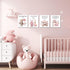 AIOCDIT Set 4 (8"x10",Unframed) Bible Verses Wall Art Prints Girls Room Pink Wall Decer,Christian Art Posters Bedroom
