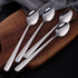 Buyer Star Long Handle Iced Tea Spoons Set of 6, 8 inch 18/10 Coffee Spoon Sets for Mixing, Cocktail Stirring, Tea, Coffee, Milkshake, Cold Drink