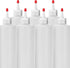 7-Pack Plastic Squeeze Bottles for Sauces, 16oz, BPA Free, with Cap