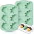 Silicone Cake Baking Pan, 2 Pack Pinecone Leaf Chocolate Mold DIY, 2Pcs/6-Cavity for Cake Muffin Ice Decoration