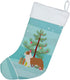 Caroline's Treasures BB2951CS Australian Shepherd Dog Merry Christmas Tree Stocking, Fireplace Hanging Holiday Decor