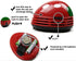 Art&Beauty Red Beetle Shaped Portable Mini Vacuum Cleaner, Cute Corner Desk Table Top Dust Sweeper