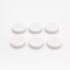 Bullseye Office 24 Round White Fridge Magnets – Button Shaped, Small Colorful Discs for Kitchen or Classroom
