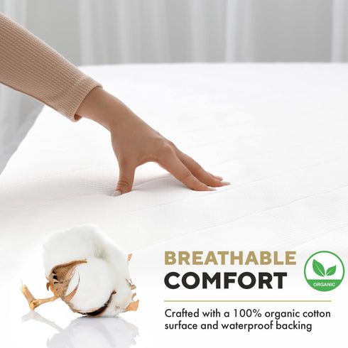 3-Piece 2 6-Sided MATTSHIELD Ultimate Sensitive Skin Kit Twin XL Size Bed Bug Mattress Protector + Zippered Pillow