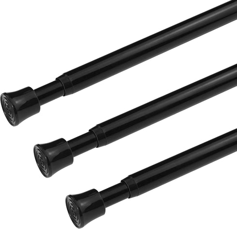 KXLife 3Pcs Spring Tension Rod 11 to 17 Inch Adjustable Length for