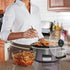 EMVANV Slow Cooker Lid Holder, 2pcs Stainless Steel Pot Rack with Silicone Sink, Keeps Countertop No Mess