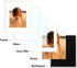 Golden State Art Simple Picture Frame with Ivory Color Mat & Real Glass for Vertical Horizontal Display (11x14, White)