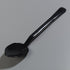 Carlisle FoodService Products High Heat Solid Spoon, 13", Black