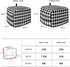 Black and White Checkered Toaster Cover 2 Slice, Farmhouse Buffalo Plaid Kitchen Appliance Dust Cover with Loop