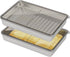 2 Pcs Deli Containers with Lids, Refrigerator Bacon and Cheese Storage Containers, Dishwasher Safe Long Deli Meat Tray