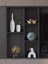 GJFASGF 2 Small Animal Statues, Gold Bird Figurines Home Decor, Modern Home Decorative, Ceramic Decor for Office