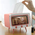 SGVAHY Retro TV Tissue Box Holder | Cute and Practical Cell Phone Holder, Tampon Holder (TV Pink)