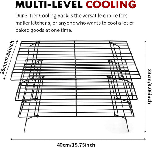 Cooling Racks: ShellKingdom Stainless Steel Non-Stick Baking Racks and Oven Safe Wire Cool Racks for Baking