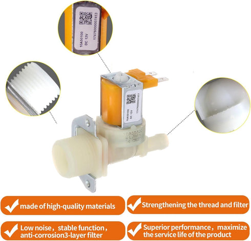DD81-02265A / DD82-01588A Water Inlet Valve for Samsung Dishwasher
