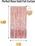 21st Birthday Party Decorations for Her, Rose Gold Supplies Big Set with Birthday Banner and 21 BDay Digit Balloons