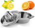 Stainless Steel Lemon Squeezer Juicer with Bowl Container for Oranges Lemons Fruit Home Made Juice