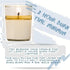 Natural Soy Candle Marijuana-Weed Scented, Green-Colored for Parties with Actual Marijuana Scent