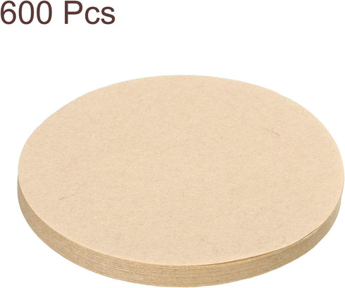 uxcell 600Pcs Coffee Filters, 70mm Disposable Round Paper Filter for Home Office Use, Pour Over and Drip Coffee