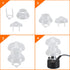 FITNATE Mist Maker, 12 LED Mister Fogger Water Fountain Atomizer, Perfect for Halloween and Holidays