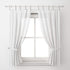 Lansian 20pcs Rustproof Matte Stainless Steel Curtain Rings with Clips, 1.5 Inch Drapery Hangers for Window