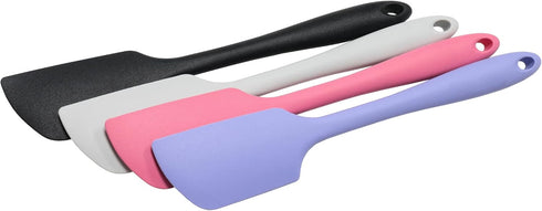 Chef Craft Premium Silicone Angled Spatula, 11 Inch, in Pastel Blue