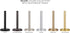 Countertop Ivilon Paper Towel Stand - Steady and Easy Tear - Fits All Paper Towel Rolls - Warm Gold