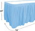 Party Dimensions Plastic Table Skirt, Light Blue, 29-Inches by 14-Feet - 1 Pack