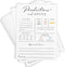 Printed Party Baby Predictions & Advice Cards for New Parents Baby Shower