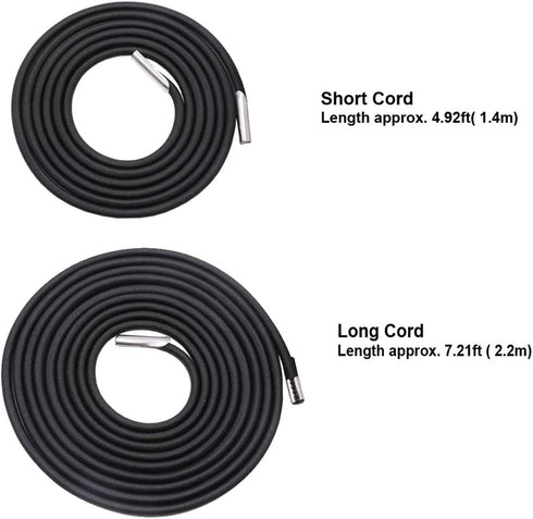 4 Cords(2 2 Universal Replacement Cords for Zero Gravity Chair, Antigravity Chair Elastic Laces for Lawn Chair Patio